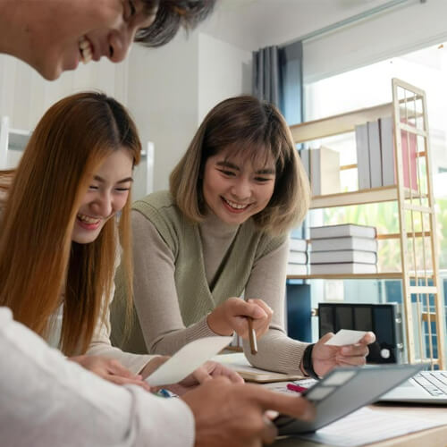UI UX Designer Working with a Smile on face