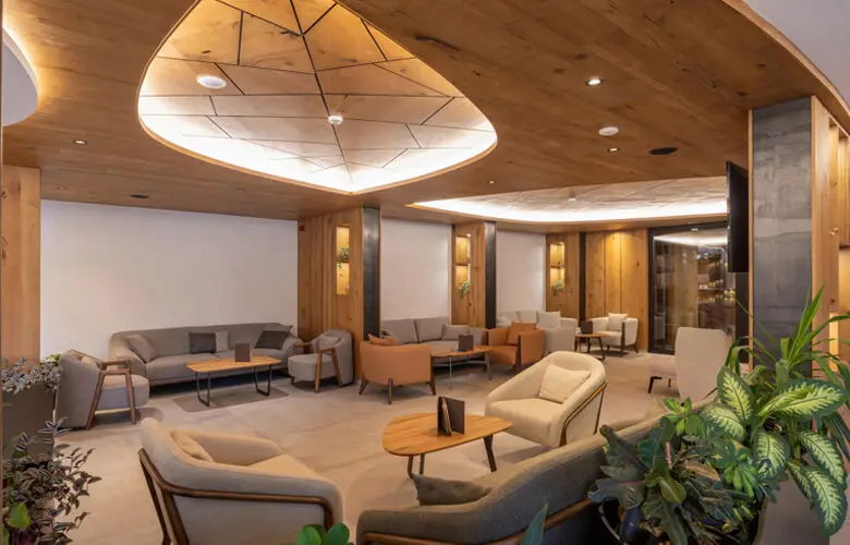 Interior Of a Luxury Hotel Lobby