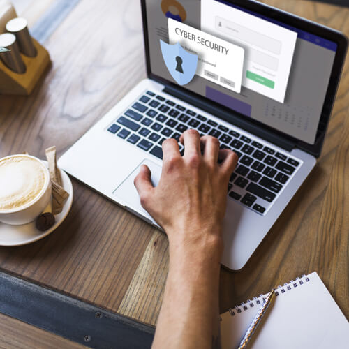 web developer working to secure a wordpress site