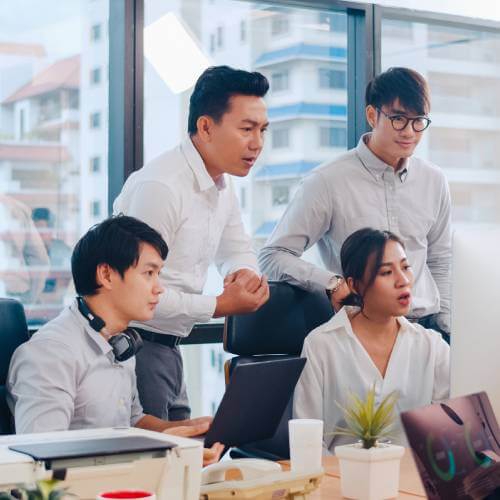 Singaporean Professionals Working For An Enterprise Solution Provider