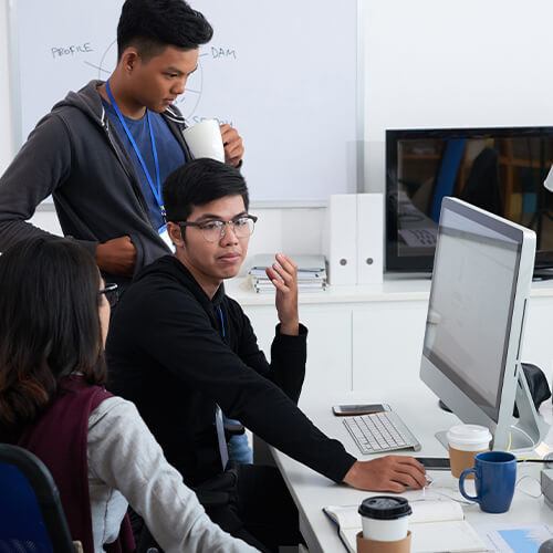 Web Designer vs. developer debate going on at the Office
