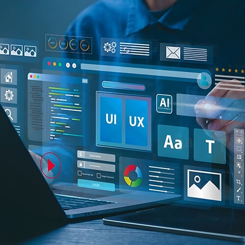 Web Designer At A Web Design Agency Leveraging Ai