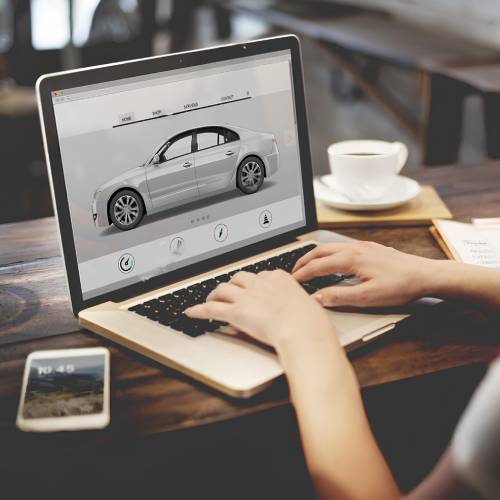 Showcasing Car Visual By A Web Development Agency For Automotive Industry In Singapore