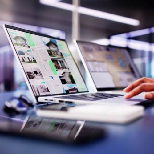Website On Laptop Used By A Singaporean Designer Delivering Website Redesign Service
