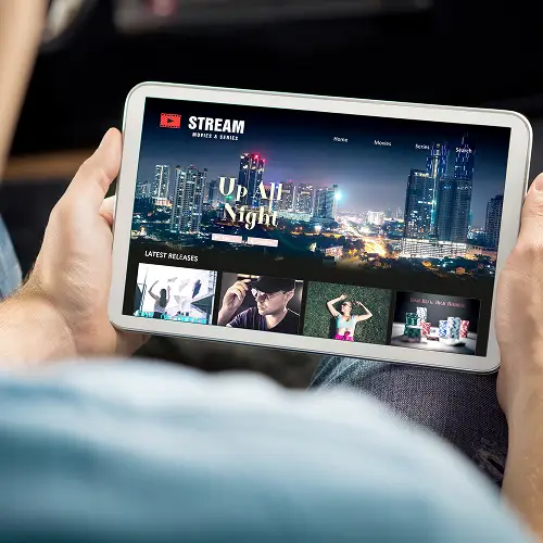 web designer for media & entertainment